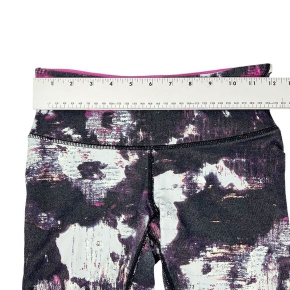 Lululemon Wunder Under Crop Leggings Kara Blossom Multi Size 4 - Picture 7 of 8